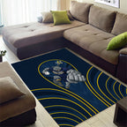 North Queensland Cowboys Rugby Mascot Area Rug Australian Rugby Culture - Tribal Inspired Wolf