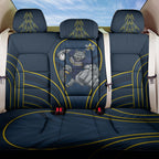 North Queensland Cowboys Rugby Mascot Back Car Seat Cover Australian Rugby Culture - Tribal Inspired Wolf