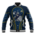 North Queensland Cowboys Rugby Mascot Baseball Jacket Australian Rugby Culture - Tribal Inspired Wolf