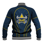 North Queensland Cowboys Rugby Mascot Baseball Jacket Australian Rugby Culture - Tribal Inspired Wolf