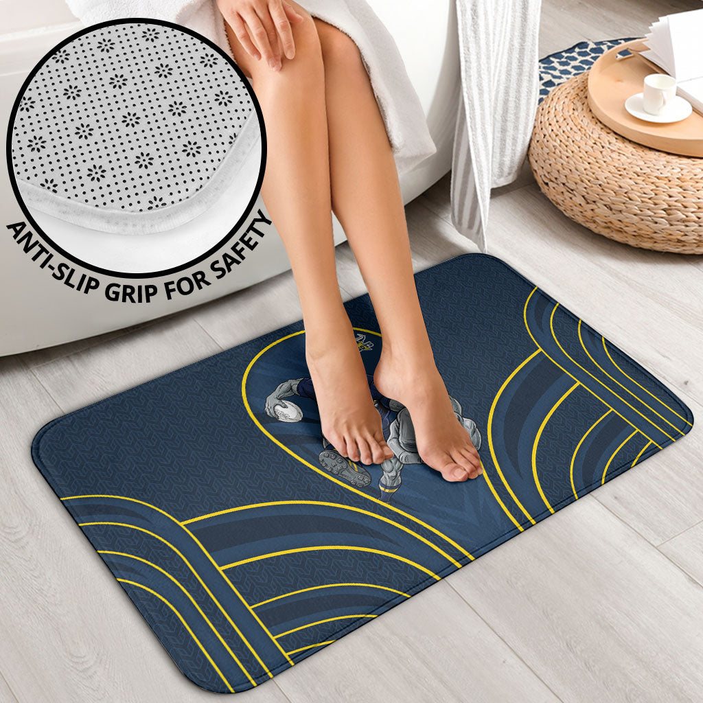 North Queensland Cowboys Rugby Mascot Bathroom Set Australian Rugby Culture - Tribal Inspired Wolf