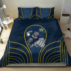 North Queensland Cowboys Rugby Mascot Bedding Set Australian Rugby Culture - Tribal Inspired Wolf