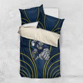 North Queensland Cowboys Rugby Mascot Bedding Set Australian Rugby Culture - Tribal Inspired Wolf