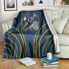 North Queensland Cowboys Rugby Mascot Blanket Australian Rugby Culture - Tribal Inspired Wolf