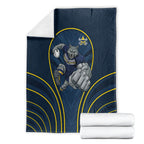 North Queensland Cowboys Rugby Mascot Blanket Australian Rugby Culture - Tribal Inspired Wolf