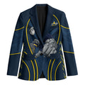 North Queensland Cowboys Rugby Mascot Blazer Australian Rugby Culture - Tribal Inspired Wolf
