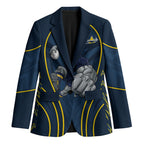 North Queensland Cowboys Rugby Mascot Blazer Australian Rugby Culture - Tribal Inspired Wolf