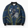 North Queensland Cowboys Rugby Mascot Bomber Puffer Jacket Australian Rugby Culture - Tribal Inspired Wolf
