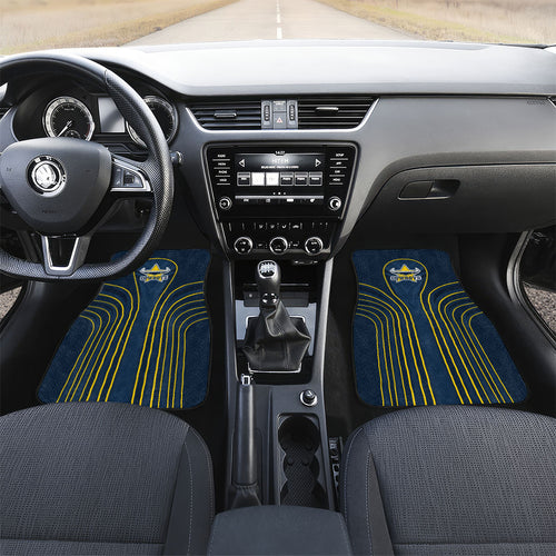 North Queensland Cowboys Rugby Mascot Car Mats Australian Rugby Culture - Tribal Inspired Wolf