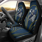 North Queensland Cowboys Rugby Mascot Car Seat Cover Australian Rugby Culture - Tribal Inspired Wolf