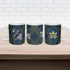 North Queensland Cowboys Rugby Mascot Ceramic Mug Australian Rugby Culture - Tribal Inspired Wolf