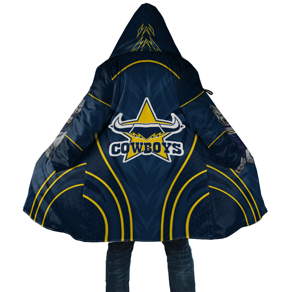 North Queensland Cowboys Rugby Mascot Cloak Australian Rugby Culture - Tribal Inspired Wolf