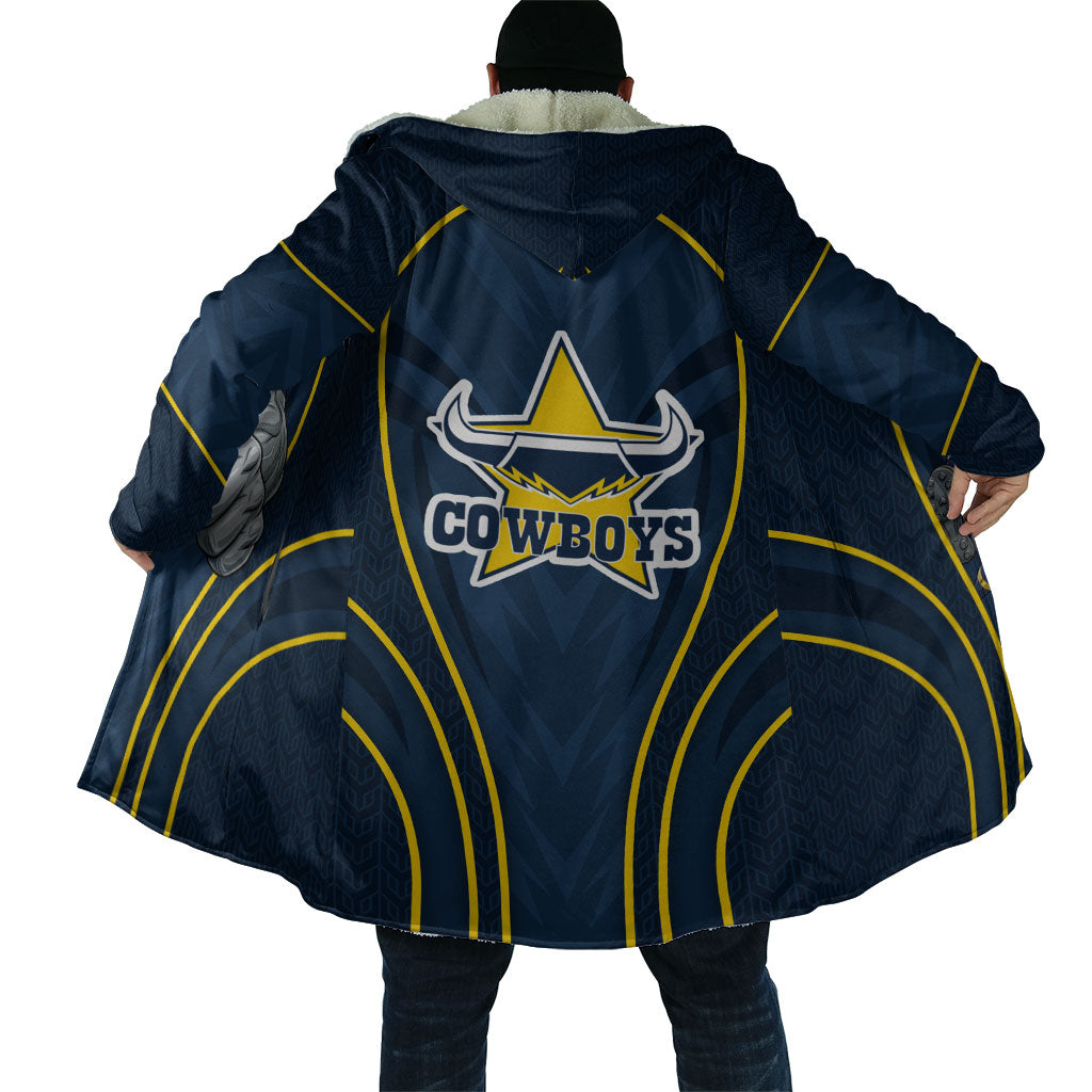 North Queensland Cowboys Rugby Mascot Cloak Australian Rugby Culture - Tribal Inspired Wolf