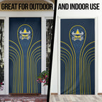 North Queensland Cowboys Rugby Mascot Door Cover Australian Rugby Culture - Tribal Inspired Wolf
