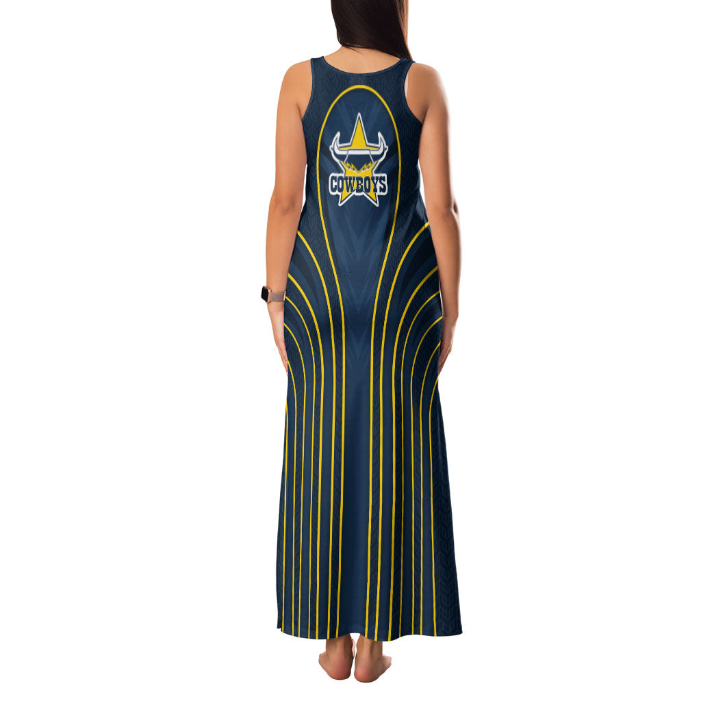 North Queensland Cowboys Rugby Mascot Family Matching Tank Maxi Dress and Hawaiian Shirt Australian Rugby Culture - Tribal Inspired Wolf