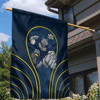 North Queensland Cowboys Rugby Mascot Garden Flag Australian Rugby Culture - Tribal Inspired Wolf