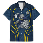 North Queensland Cowboys Rugby Mascot Hawaiian Shirt Australian Rugby Culture - Tribal Inspired Wolf