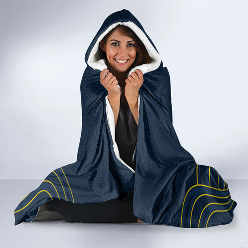 North Queensland Cowboys Rugby Mascot Hooded Blanket Australian Rugby Culture - Tribal Inspired Wolf