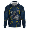 North Queensland Cowboys Rugby Mascot Hoodie Australian Rugby Culture - Tribal Inspired Wolf