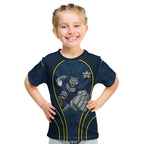 North Queensland Cowboys Rugby Mascot Kid T Shirt Australian Rugby Culture - Tribal Inspired Wolf