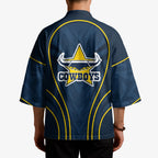 North Queensland Cowboys Rugby Mascot Kimono Australian Rugby Culture - Tribal Inspired Wolf