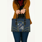 North Queensland Cowboys Rugby Mascot Leather Bag Australian Rugby Culture - Tribal Inspired Wolf