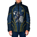 North Queensland Cowboys Rugby Mascot Padded Jacket Australian Rugby Culture - Tribal Inspired Wolf