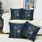 North Queensland Cowboys Rugby Mascot Pillow Cover Australian Rugby Culture - Tribal Inspired Wolf