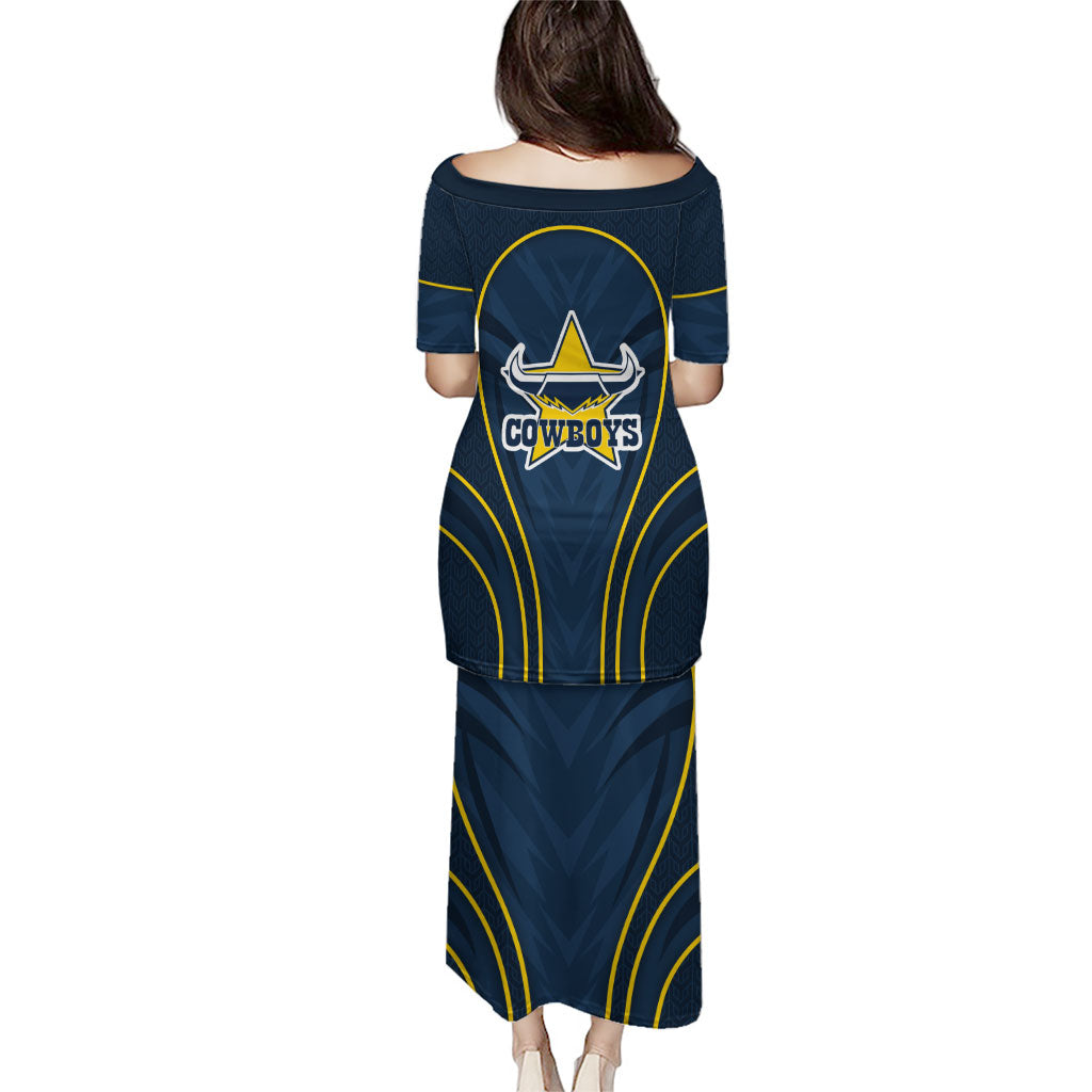 North Queensland Cowboys Rugby Mascot Puletasi Australian Rugby Culture - Tribal Inspired Wolf