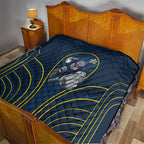 North Queensland Cowboys Rugby Mascot Quilt Australian Rugby Culture - Tribal Inspired Wolf