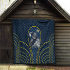 North Queensland Cowboys Rugby Mascot Quilt Australian Rugby Culture - Tribal Inspired Wolf