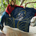 North Queensland Cowboys Rugby Mascot Quilt Australian Rugby Culture - Tribal Inspired Wolf