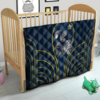 North Queensland Cowboys Rugby Mascot Quilt Australian Rugby Culture - Tribal Inspired Wolf