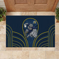 North Queensland Cowboys Rugby Mascot Rubber Doormat Australian Rugby Culture - Tribal Inspired Wolf