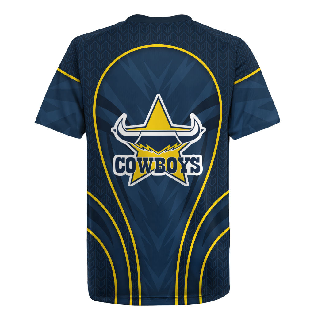 North Queensland Cowboys Rugby Mascot Rugby Jersey Australian Rugby Culture - Tribal Inspired Wolf