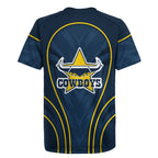 North Queensland Cowboys Rugby Mascot Rugby Jersey Australian Rugby Culture - Tribal Inspired Wolf