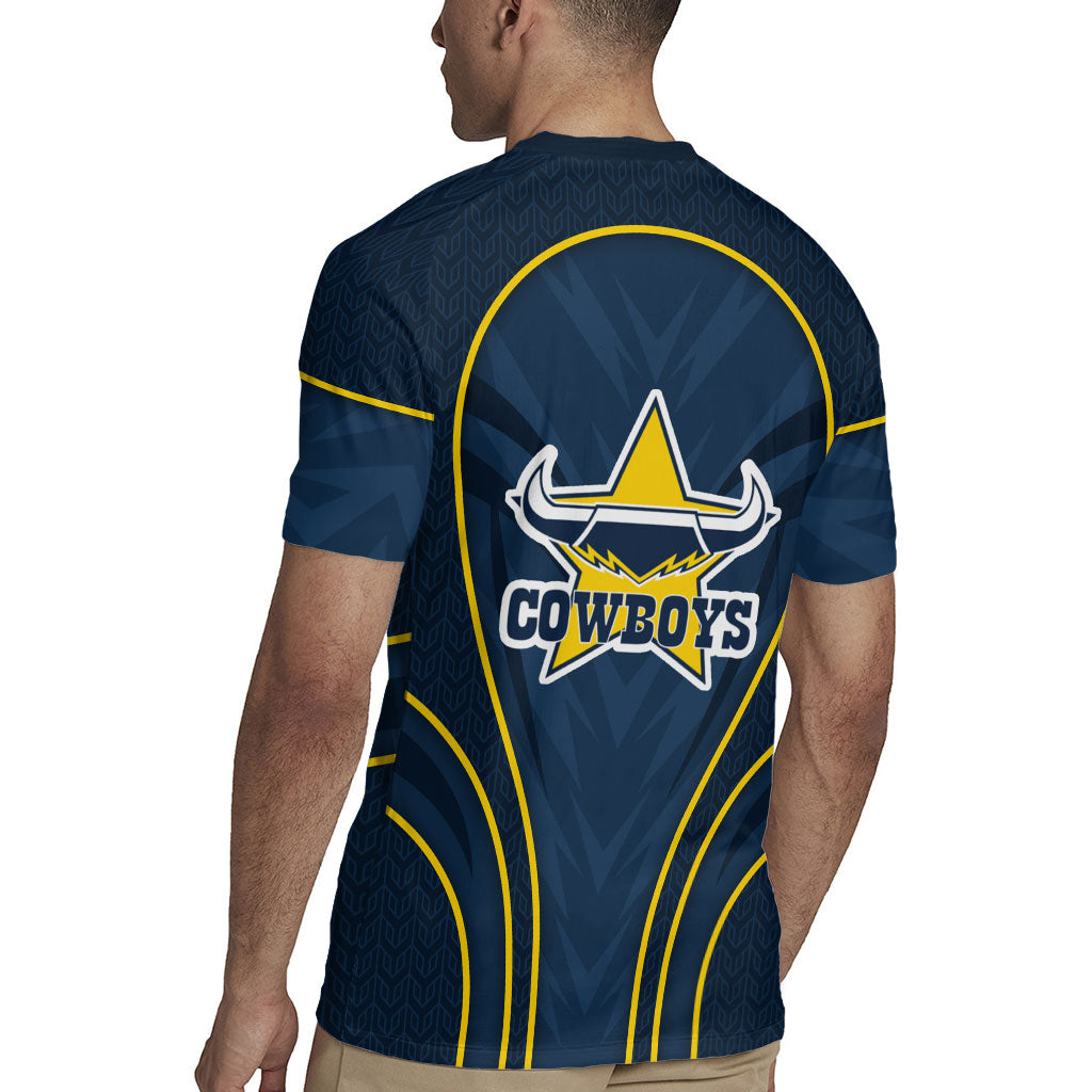 North Queensland Cowboys Rugby Mascot Rugby Jersey Australian Rugby Culture - Tribal Inspired Wolf
