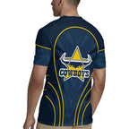 North Queensland Cowboys Rugby Mascot Rugby Jersey Australian Rugby Culture - Tribal Inspired Wolf