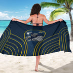 North Queensland Cowboys Rugby Mascot Sarong Australian Rugby Culture - Tribal Inspired Wolf