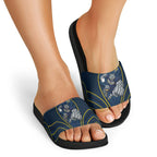 North Queensland Cowboys Rugby Mascot Slide Sandals Australian Rugby Culture - Tribal Inspired Wolf