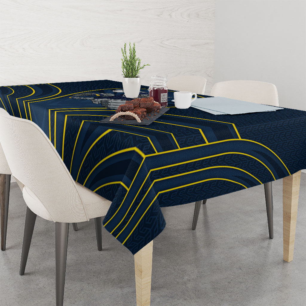 North Queensland Cowboys Rugby Mascot Tablecloth Australian Rugby Culture - Tribal Inspired Wolf