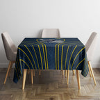 North Queensland Cowboys Rugby Mascot Tablecloth Australian Rugby Culture - Tribal Inspired Wolf