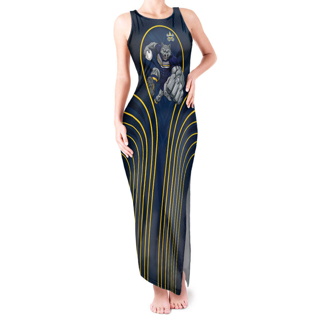 North Queensland Cowboys Rugby Mascot Tank Maxi Dress Australian Rugby Culture - Tribal Inspired Wolf