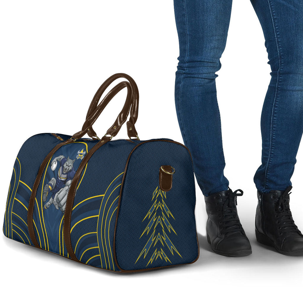 North Queensland Cowboys Rugby Mascot Travel Bag Australian Rugby Culture - Tribal Inspired Wolf