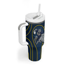 North Queensland Cowboys Rugby Mascot Tumbler With Handle Australian Rugby Culture - Tribal Inspired Wolf