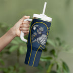 North Queensland Cowboys Rugby Mascot Tumbler With Handle Australian Rugby Culture - Tribal Inspired Wolf