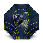 North Queensland Cowboys Rugby Mascot Umbrella Australian Rugby Culture - Tribal Inspired Wolf