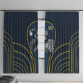 North Queensland Cowboys Rugby Mascot Window Curtain Australian Rugby Culture - Tribal Inspired Wolf