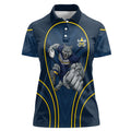 North Queensland Cowboys Rugby Mascot Women Polo Shirt Australian Rugby Culture - Tribal Inspired Wolf