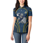 North Queensland Cowboys Rugby Mascot Women Polo Shirt Australian Rugby Culture - Tribal Inspired Wolf